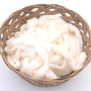 Undyed Roving | Egyptian Cotton