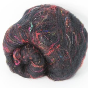 Spinning Fiber Batt - Merino / Sari Silk