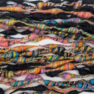 Handspun Art Yarn | Mixed Wool | Beehive Yarn