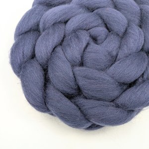 Commercially Dyed Roving | Corriedale | Navy Blue
