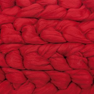 Commercially Dyed Roving | Nylon | Fire Engine Red