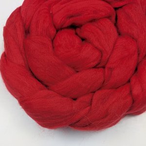 Commercially Dyed Roving | Nylon | Fire Engine Red