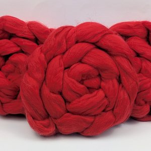 Commercially Dyed Roving | Nylon | Fire Engine Red