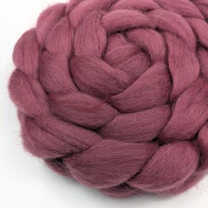 Commercially Dyed Roving | Corriedale | Rose
