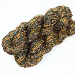 Handspun Thick and Thin Yarn | Merino / Bamboo / Silk | Hocus Pocus