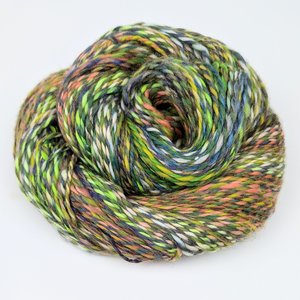 Handspun Thick and Thin Yarn | Faux Cashmere | Tequila Sunrise