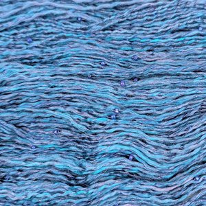 Handspun Beaded Yarn | Bamboo