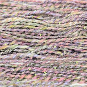 Handspun Beaded Yarn | Mixed Fibers