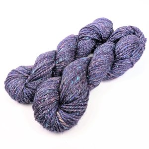 Handspun Beaded Yarn | Merino / Muga Silk / Flax | Galaxy