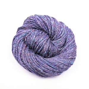 Handspun Beaded Yarn | Merino / Muga Silk / Flax | Galaxy