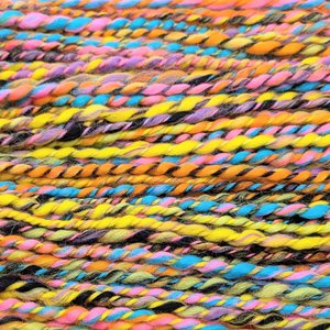 Handspun Thick and Thin Yarn | Merino | Rock out