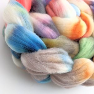 Hand Painted Top / Roving | Rambouillet | Surf's Up 