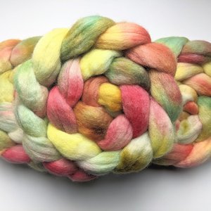 Hand Painted Top / Roving | Cheviot | Sugar Maple