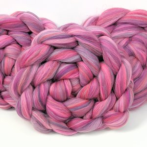 Blended Roving / Combed Top | Merino | Spinning Fiber | Fiesta