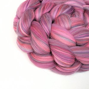 Blended Roving / Combed Top | Merino | Spinning Fiber | Fiesta