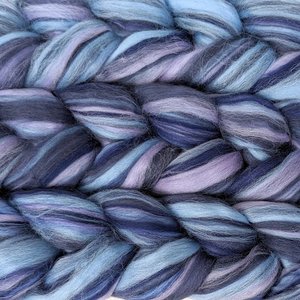 Blended Roving / Combed Top - Merino - Thunderstruck
