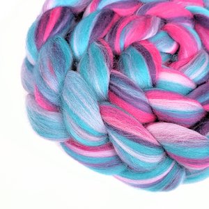 Blended Roving / Combed Top | Merino | Gumball