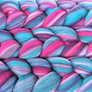 Blended Roving / Combed Top | Merino | Gumball