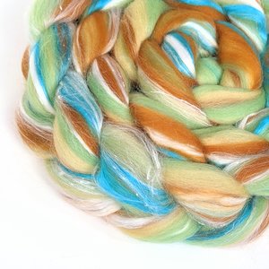 Blended Roving / Combed Top | Merino / Silk | Kokomo