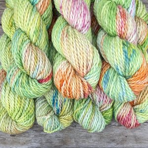 Hand Dyed. Hand Painted Yarn - Baby Alpaca / Merino - Snickerdoodle