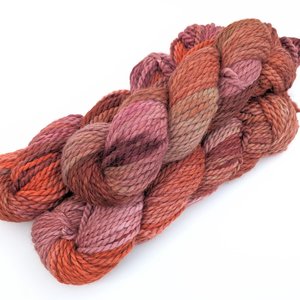 Hand Dyed. Hand Painted Yarn - Baby Alpaca / Merino - Love Shack