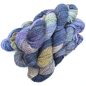 Hand Dyed. Hand Painted Yarn - Baby Alpaca / Merino - Titanium