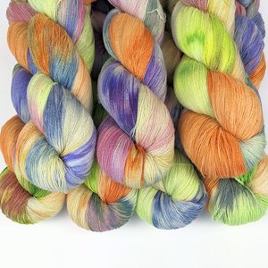 Hand Dyed / Painted Yarn | Lace Weight | Merino / Silk | Out Of This World 