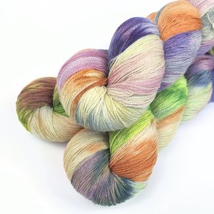 Hand Dyed / Painted Yarn | Lace Weight | Merino / Silk | Out Of This World 