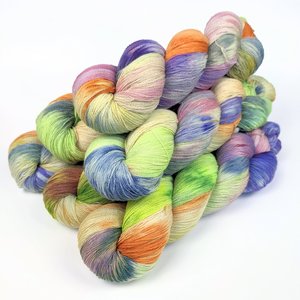 Hand Dyed / Painted Yarn | Lace Weight | Merino / Silk | Out Of This World 
