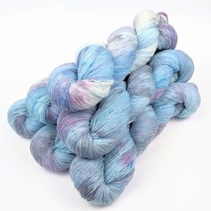 Hand Dyed / Painted Yarn | Lace Weight | Merino / Silk | Skyfall