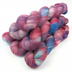 Hand Dyed / Painted Yarn | Lace Weight | Merino / Silk | Rocket
