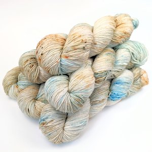 Hand Dyed / Painted Yarn | Fingering Weight |  SW Merino / Silk / Stellina | Cast Away