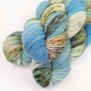 Hand Dyed / Painted Yarn | Fingering Weight | Merino / Nylon / Stellina | Mirage
