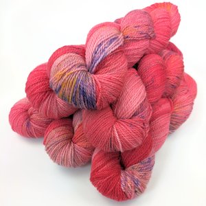 Hand Dyed / Painted Yarn | Fingering Weight | Merino / Nylon / Stellina | Think Pink