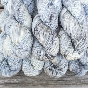 Hand Dyed / Painted Yarn | Fingering Weight | SW Merino / Nylon | Smoke Show