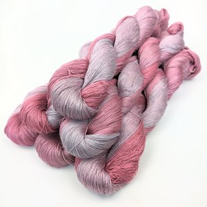 Hand Dyed. Hand Painted Yarn - Tencel - Lace Weight Yarn - High Society