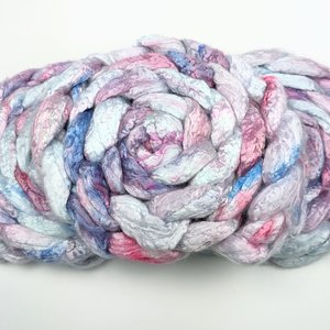 Hand Painted Top / Roving | Bamboo | Coronation 
