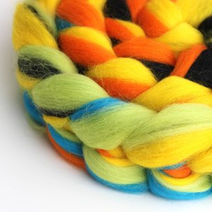 Merino Roving / Combed Top - Spinning Fiber - Custom Blended - Kapow!