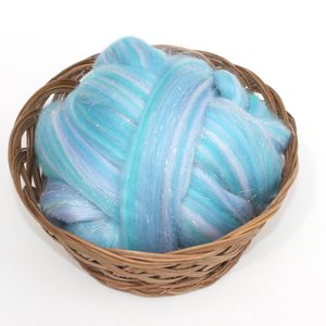 Blended Roving / Combed Top | Merino / Angelina | Pegasus