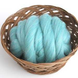 Alpaca / Merino Roving - Combed Top - Commercially Blended - Spinning Fiber - Poseidon