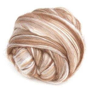 Blended Roving - Combed Top - Merino / Camel / Silk / Alpaca - Luxury Spinning Fiber