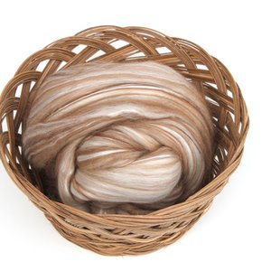 Blended Roving - Combed Top - Merino / Camel / Silk / Alpaca - Luxury Spinning Fiber