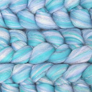 Blended Roving / Combed Top | Merino / Angelina | Pegasus