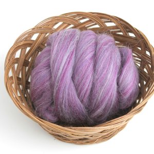 Alpaca / Merino Roving - Combed Top - Commercially Blended - Spinning Fiber - Athena