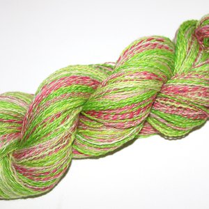 Handspun Twist Yarns | 2-Ply | Merino / Silk | Watermelon