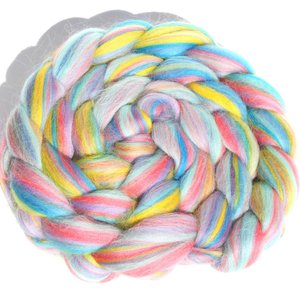 Blended Roving, Combed Top - Corriedale - Pinata