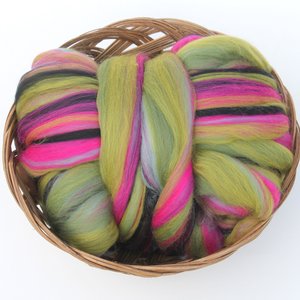 Merino Roving - Combed Top - Spinning Fiber - Custom Blended -  Medusa's Lair