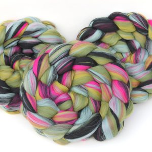 Merino Roving - Combed Top - Spinning Fiber - Custom Blended -  Medusa's Lair
