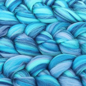 Blended Roving / Combed Top | Merino | Deep Sea Diving