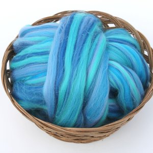 Blended Roving / Combed Top | Merino | Deep Sea Diving